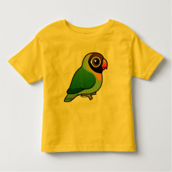 Cute Black-cheeked Lovebird Toddler Fine Jersey T-Shirt