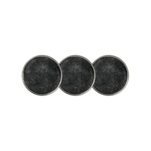 Black Cheetah Leopard Skin Print Pattern Animal Golf Ball Marker