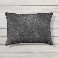 Black Cheetah Leopard Skin Print Pattern Animal