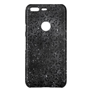 Black Cheetah Leopard Skin Print Pattern Animal Uncommon Google Pixel Case