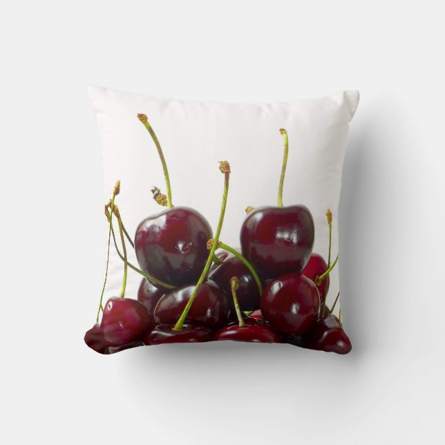 Black Cherries Pillow (Front)