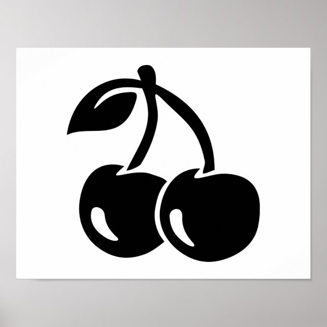 Black cherries poster (Front)