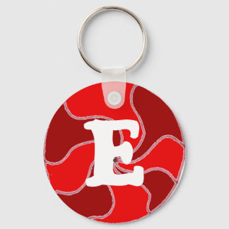 Black Cherry and Strawberry Candy Swirl Key chain