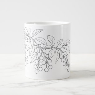 Black Cherry - Prunus serotina Giant Coffee Mug