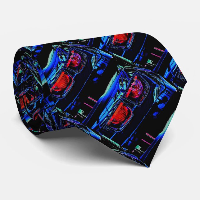 Black Chevrolet Camaro ZL1 Tail Lights and Decal Tie (Rolled)