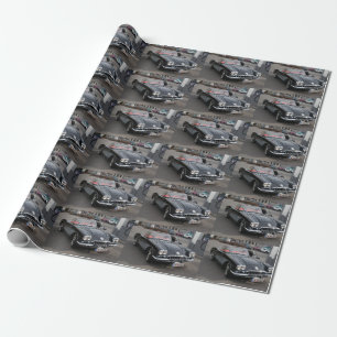 Black Chevrolet Corvette Stingray Wrapping Paper
