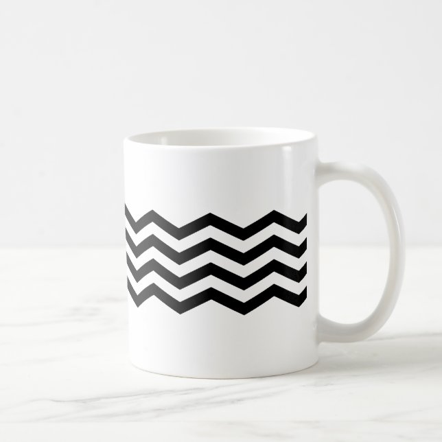 black chevron mug (Right)