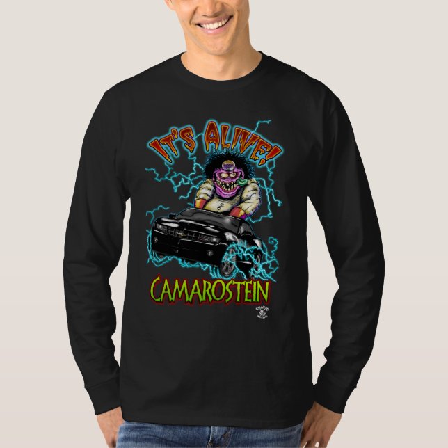 Black Chevy Camaro RS Long Sleeve T-Shirt (Front)