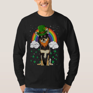 Black Chihuahua St Patricks Day Leprechaun T-Shirt