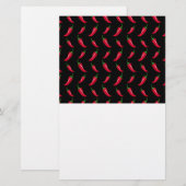 Black chili peppers pattern (Front/Back)
