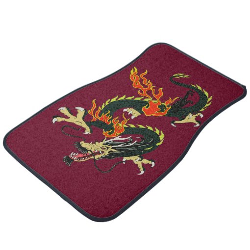 Black Chinese Dragon Car Mats Zazzle