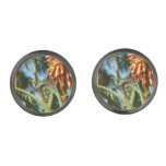 Black-Chinned Hummingbird in Flight Cufflinks