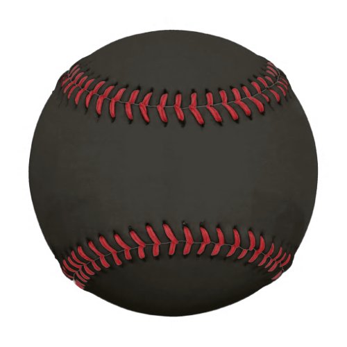 Black chocolate solid color  baseball