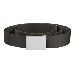 Black Chocolate Solid Color Belt