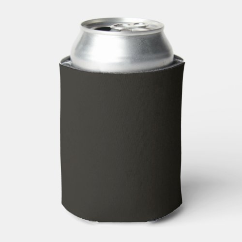Black chocolate solid color 	 can cooler
