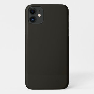 Black chocolate (solid color)  iPhone 11 case