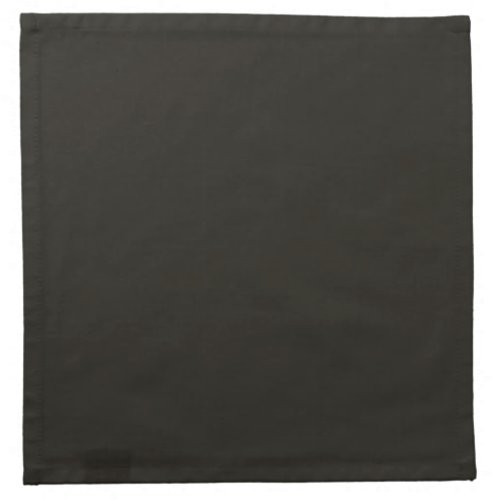 Black chocolate solid color 	 cloth napkin