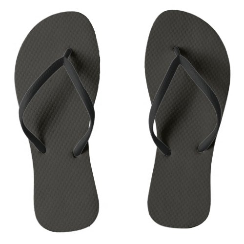 Black chocolate solid color  flip flops