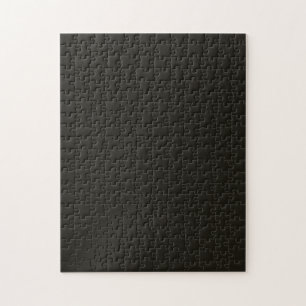 Black Chocolate Solid Color Jigsaw Puzzle