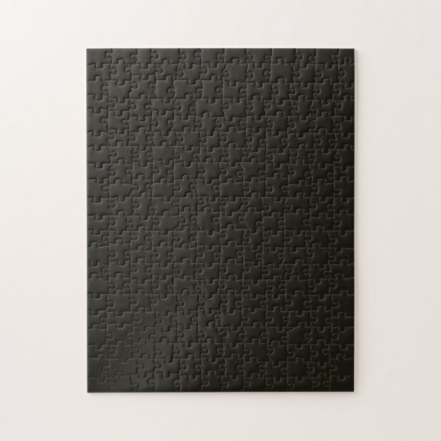 Black Chocolate Solid Color Jigsaw Puzzle (Vertical)