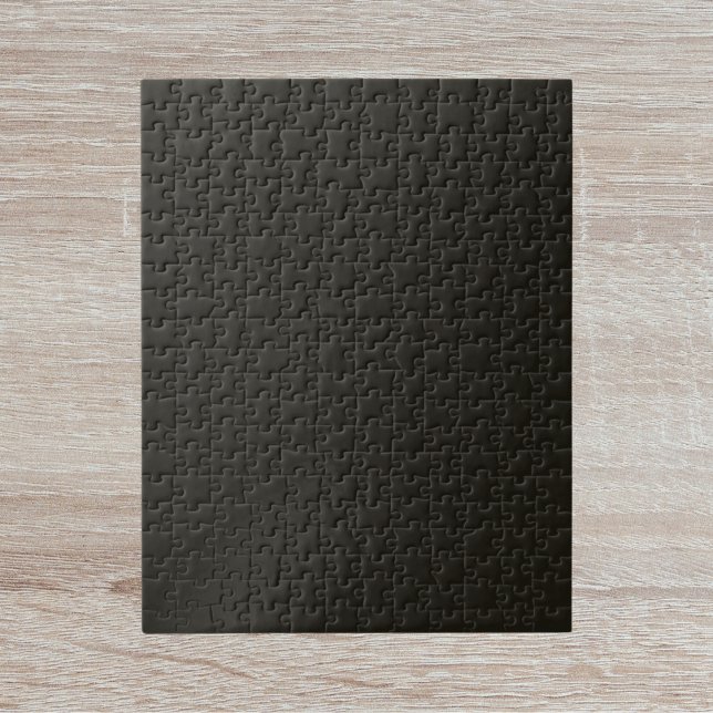 Black Chocolate Solid Color Jigsaw Puzzle (Creator Uploaded)