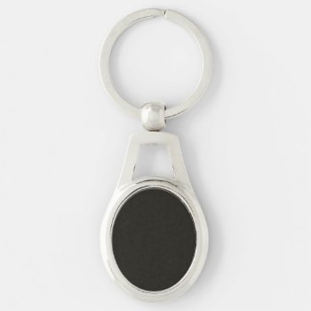 Black Chocolate (solid Color) 	 Keychain by MimsArt at Zazzle