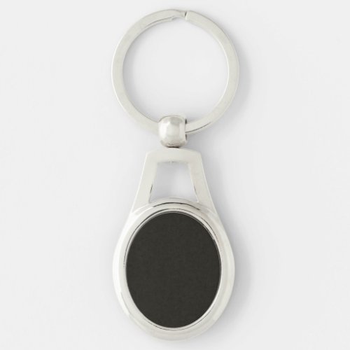 Black chocolate solid color 	 keychain