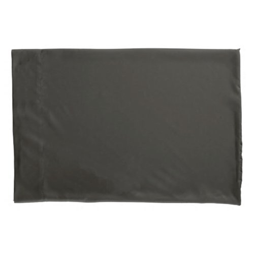 Black Chocolate Solid Color Pillow Case