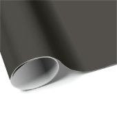 Black Chocolate Solid Color Wrapping Paper (Roll Corner)