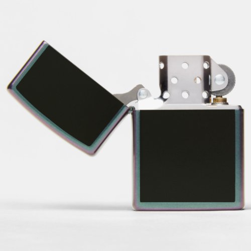 Black chocolate solid color 	 zippo lighter