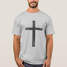 Black Christian Cross Drumsticks