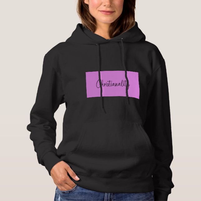Black christianality hoodie  (Front)