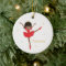Black Christmas Ballerina