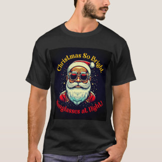 Black | Christmas | Santa Claus | Beautiful T-Shirt