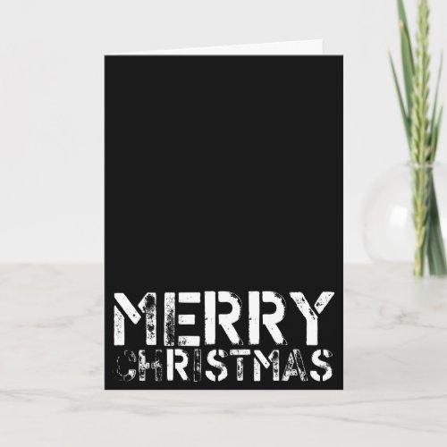 Black Christmas v4 Holiday Card