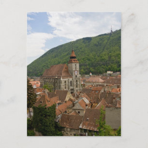 Black Church (Biserica Neagra) Brasov, Romania Postcard