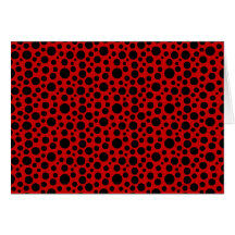 Black Circles w/Dark Red