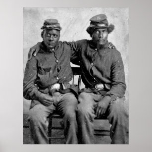 Black Civil War Soldiers, 1860s Poster