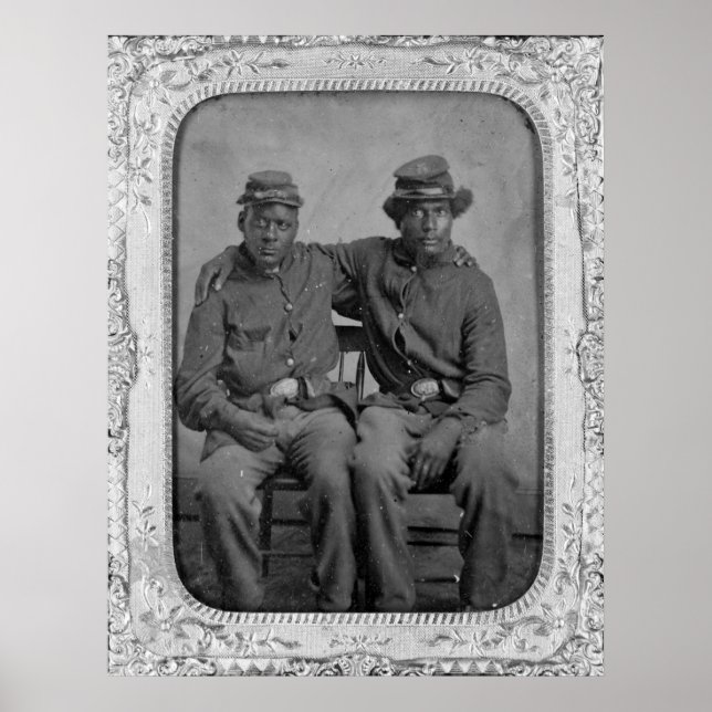 Black Civil War Soldiers, 1860s Poster (Front)