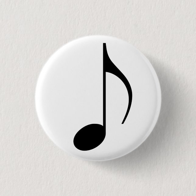 Black Clasp Brooch Button (Front)