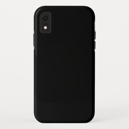 Black Classic Background Ready to iPhone XR Case