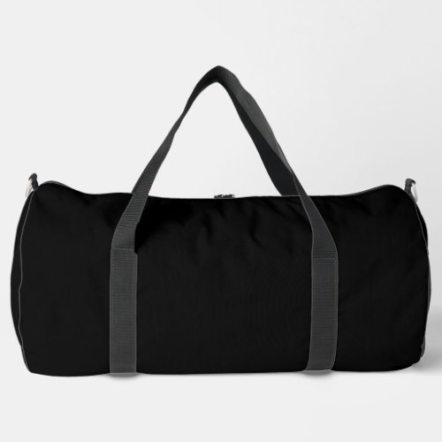 Black Classic Duffle Bag