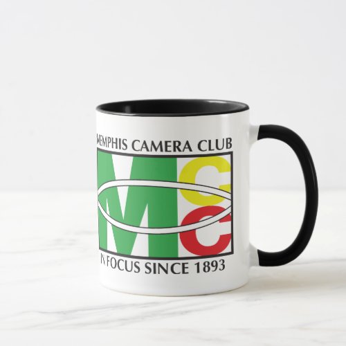 Black Classic Logo 11 oz Ringer Mug