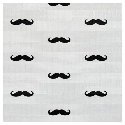 Black Classic Mustache Simple Bushy Moustache Hair Fabric