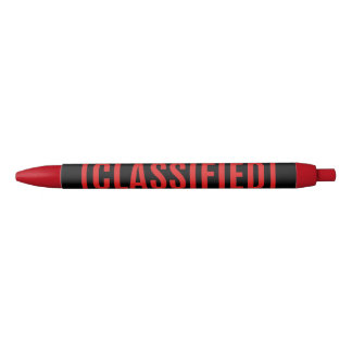 Black Classified Pen