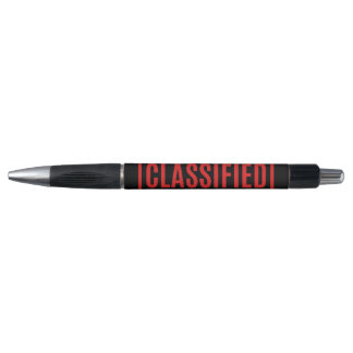 Black Classified Pen