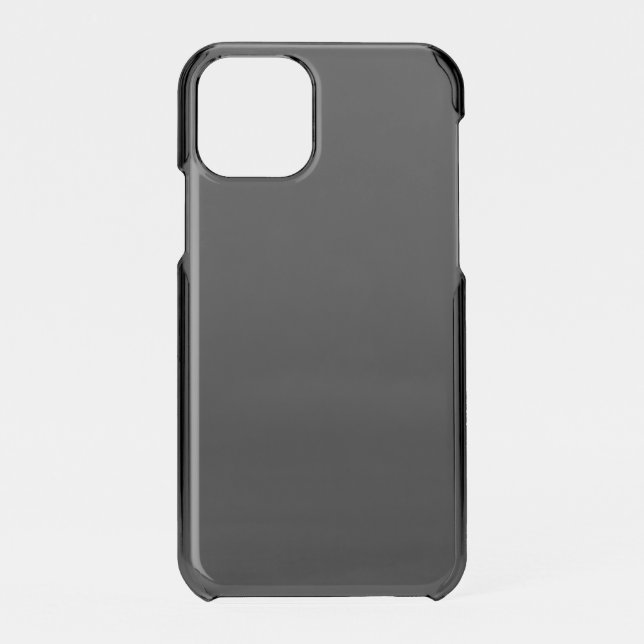 Black Clear iPhone 11 Pro Case (Back)