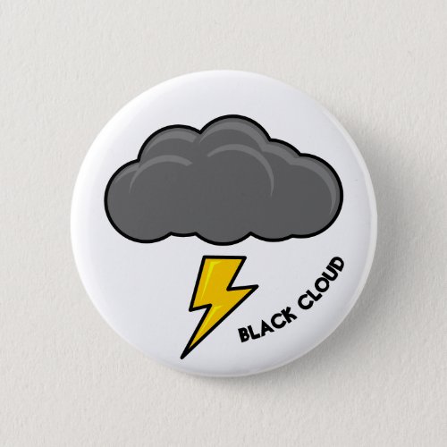 Black Cloud EMS 911 Humor Button