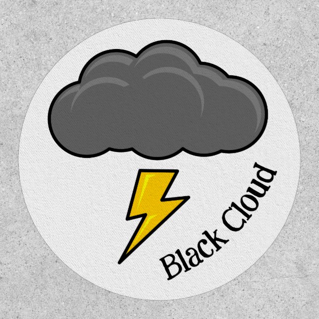 Black Cloud EMS 911 Humor Custom Morale Patch (Front)