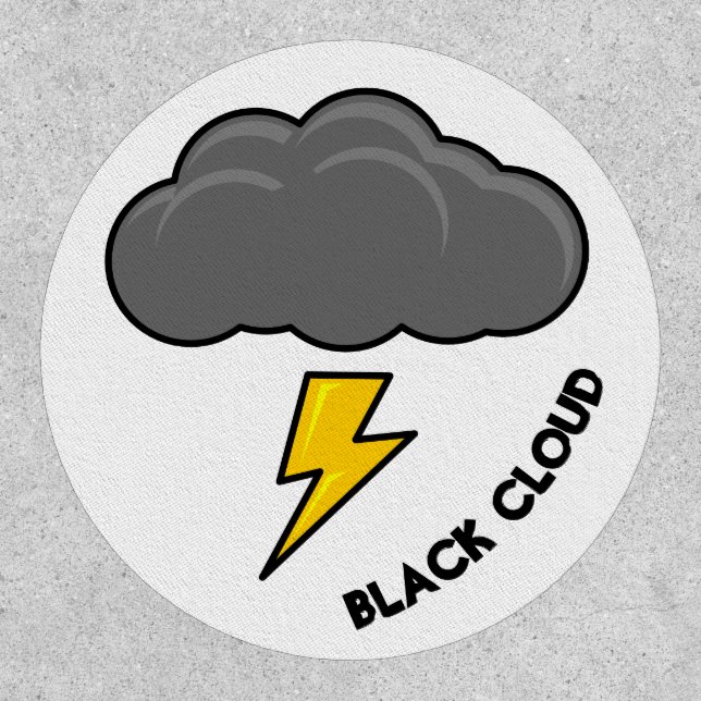 Black Cloud EMS 911 Humor Morale Patch (Front)